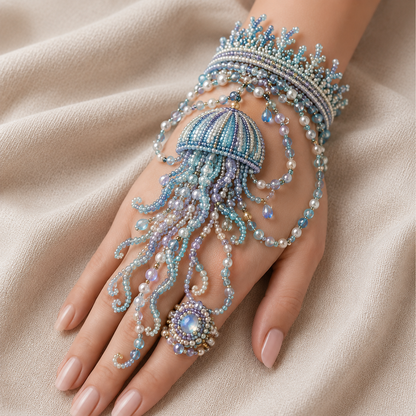 🔥Last Day 🌊 DIY Ocean Beaded Bracelet Kit – Create Your Own Sea-Inspired Jewelry ✨