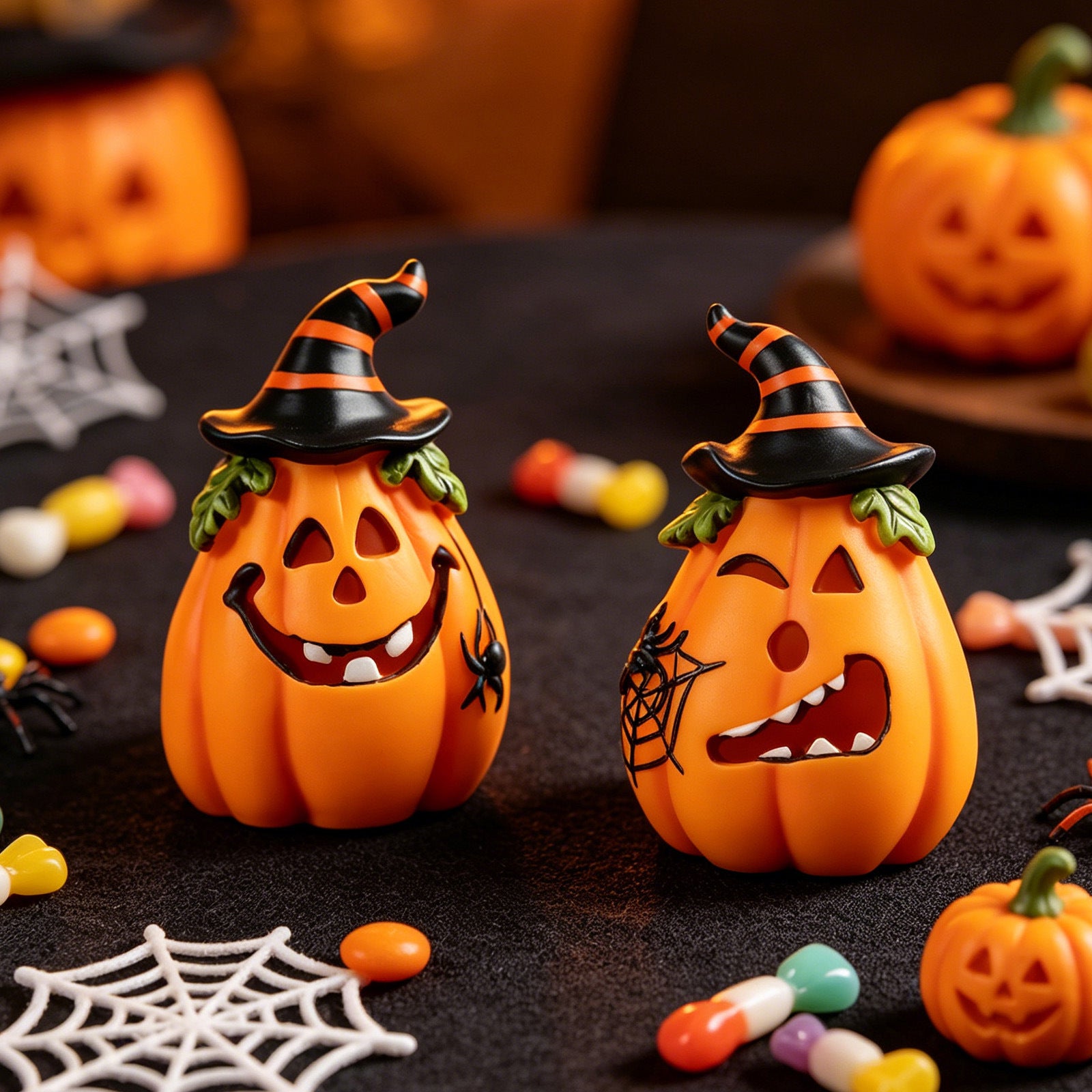 🔥🎃 Halloween Pumpkin Decorations – Cozy Fall Lights & Spooky‑Cute