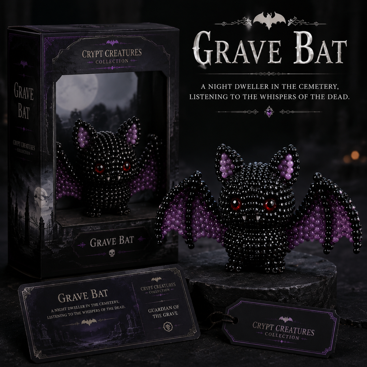 🔥LAST DAY： 🐈‍⬛ Create Your Own Crypt Creatures – 12 Dark Fantasy Collectibles!