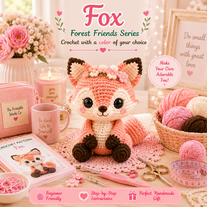 🌸 Forest Friends Crochet Collection™🔥Last 12 hours🔥🎁For Your Family❤