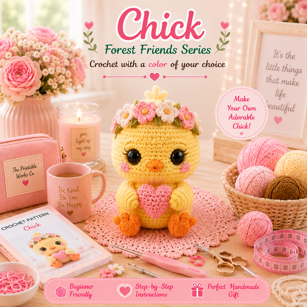 🌸 Forest Friends Crochet Collection™🔥Last 12 hours🔥🎁For Your Family❤