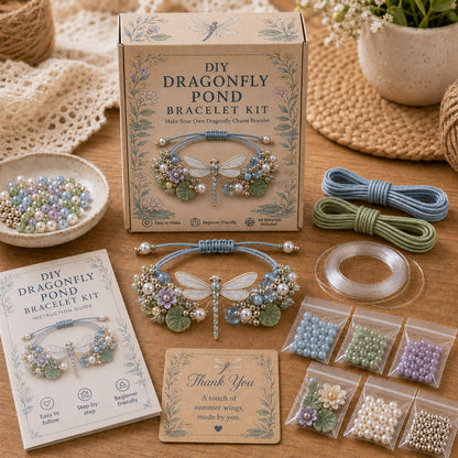 🔥50% Off Last Day - -🦋🌼Enchanted Garden Charm Bracelet DIY Kit Series✨🐝🐞
